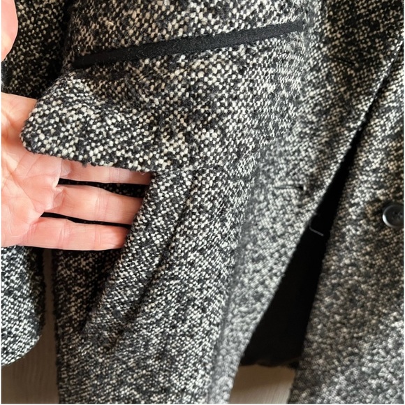 Soia&Kyo classic black and white boucle coat size M - Picture 13 of 16